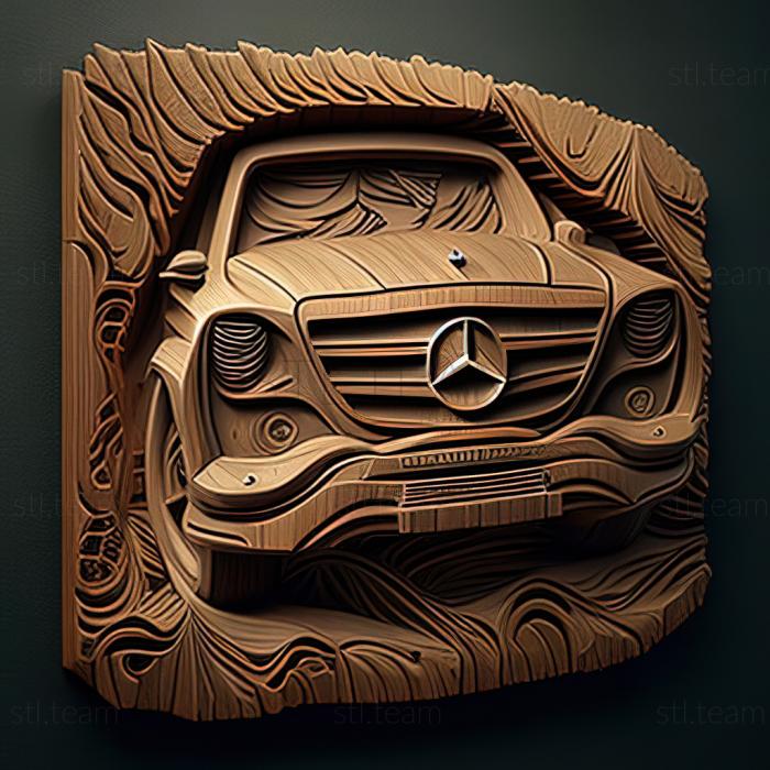 3D model Mercedes Benz X166 (STL)